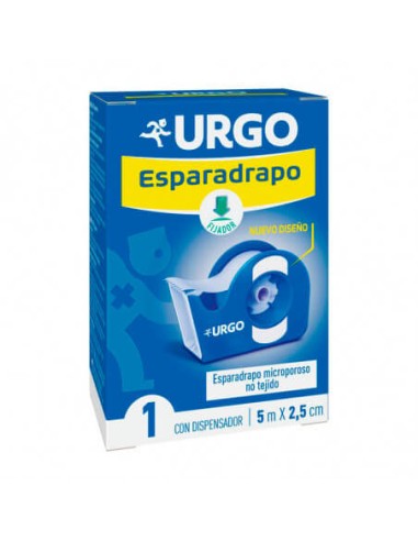 URGO ESPARADRAPO HIPOALERGICO 5 M X 2,5 CM