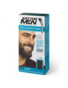 JUST FOR MEN BIGOTE Y BARBA GEL COLORANTE 30 ML COLOR MORENO