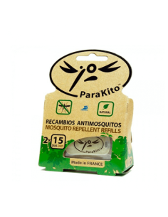 PARAKITO PULSERA REPELENTE INSECTOS RECAMBIO 2 PASTILLAS