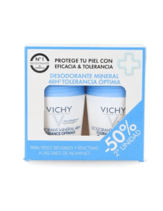 VICHY DUO DESODORANTE MINERAL TOLERANCIA OPTIMA 48H 50ML