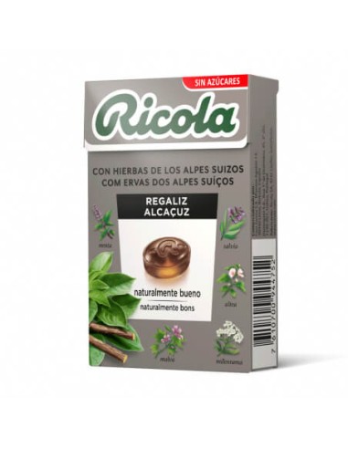 RICOLA REGALIZ CARAMELOS 50G