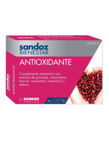 SANDOZ BIENESTAR ANTIOXIDANTE 30 CAPSULAS