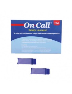 ON CALL LANCETAS RETRACTILES 100 UNIDADES