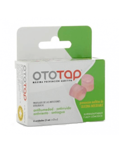 TAPONES OIDOS SILICONA OTOTAP 6 UNIDADES