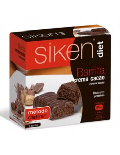 SIKEN DIET 5 BARRITAS 36 G SABOR CACAO