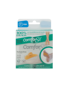 COMFORSIL RATONCITO DE SILICONA CON ANILLO 2 UNIDADES TALLA S CC226S
