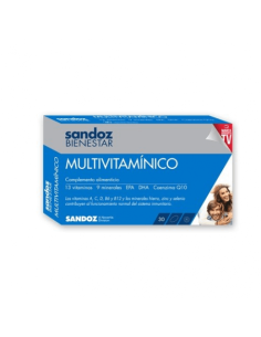 SANDOZ BIENESTAR MULTIVITAMINICO 30 CAPSULAS BLANDAS