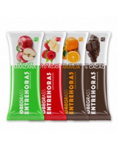 OBEGRASS ENTREHORAS 20 BARRITAS 30 G SABOR YOGURT Y MANZANA