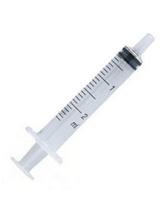 JERINGA SIN AGUJA 3 PIEZAS ESTERIL ACOFAR 1 UNIDAD 2 ML