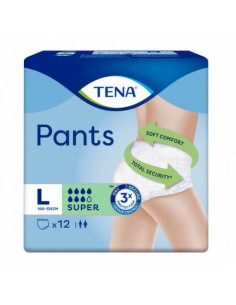 TENA PANTS SUPER GRANDE 12 UNIDADES