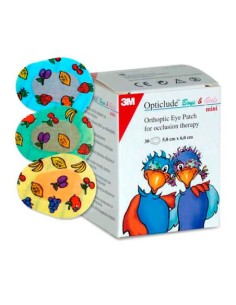 OPTICLUDE PARCHES OCULARES IMP MINI 6 CM X 5 CM 30 PARCHES