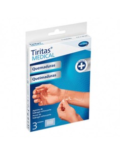 TIRITAS MEDICAL QUEMADURAS 10 X 7.5 CM 3 UNIDADES