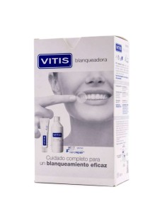 PACK VITIS BLANQUEADORA PASTA DENTIFRICA + COLUTORIO 100 ML + 500 ML