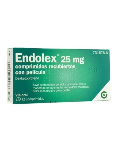 ENDOLEX 25 mg 12 COMPRIMIDOS