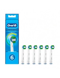 ORAL-B PRECISION CLEAN RECAMBIO 6 UNIDADES CON CLEANMAXIMISER