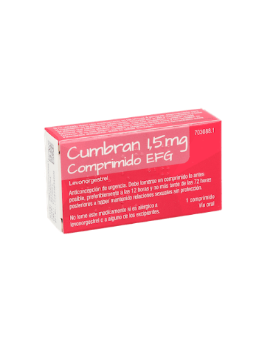 CUMBRAN EFG 1,5 mg 1 COMPRIMIDO