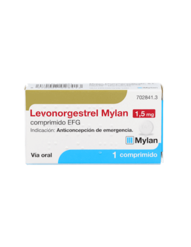 LEVONORGESTREL VIATRIS EFG 1,5 mg 1 COMPRIMIDO
