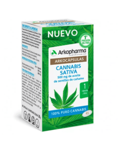 ARKOCAPSULAS CANNABIS SATIVA 45 CAPSULAS 2