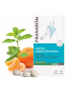 PRANAROM AROMASTOP CHICLES LIBERACIÓN RAPIDA (24 CHICLES)