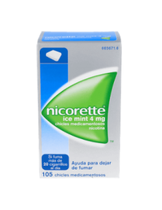 NICORETTE ICE MINT 4 mg 105 CHICLES MEDICAMENTOSOS