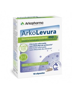 ARKOLEVURA SACCHAROMYCES BOULARDII 250 MG 10 CAPSULAS