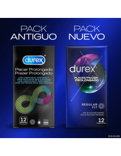 DUREX PLACER PROLONGADO PRESERVATIVOS 12 UND 2