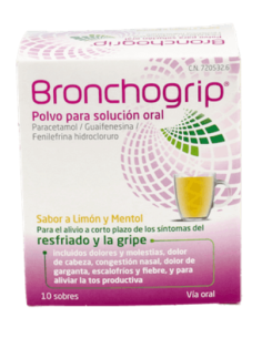 BRONCHOGRIP 10 SOBRES POLVO PARA SOLUCION ORAL