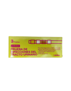 EXACTO TEST DETECCION DE INFECCION URINARIA 3 TIRAS 2