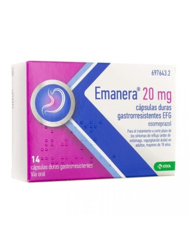 EMANERA EFG 20 mg 14 CAPSULAS...