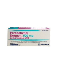 PARACETAMOL NORMON EFG 500...