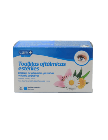 CARE+ TOALLITAS OFTALMICAS ESTERILES...