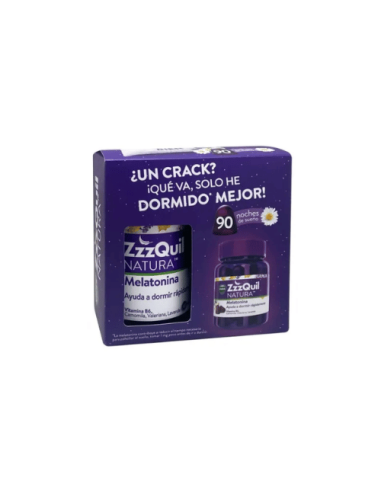 ZZZQUIL NATURA 90 GUMMIES SABOR MANGO...