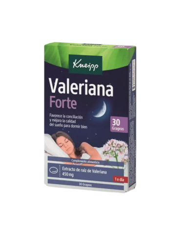 KNEIPP VALERIANA 450 MG FORTE 30 GRAGEAS