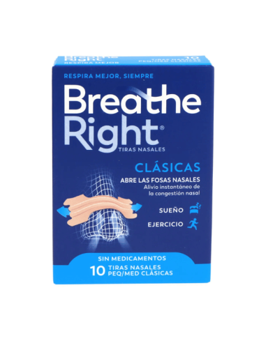 BREATHE RIGHT TIRAS NASALES PÑA/MED...