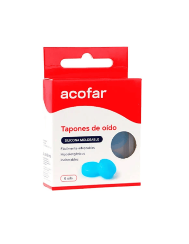 ACOFAR TAPONES OIDOS SILICONA...