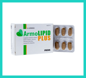Armolipid Plus Envase y cápsulas