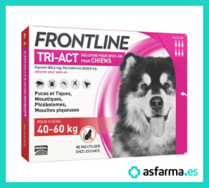 Pipeta frontline tri act perros 40 - 60 kilos
