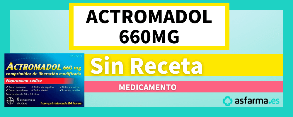 Actromadol 660mg liberación modificada medicamento sin receta