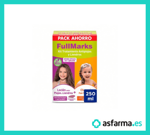 Kit antipiojos Fullmarks loción y champú tratamiento piojos farmacia