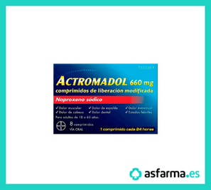 Medicamento sin receta Actromadol 660 mg