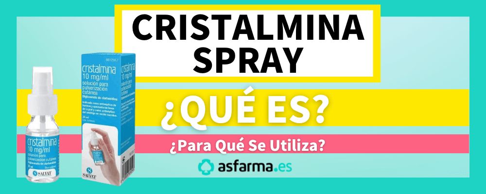 Cristalmina Spray qué es y para qué sirve
