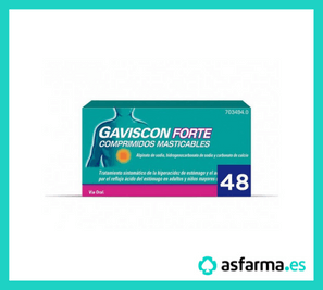 Gaviscon Forte Precio 48 Comprimidos Masticables
