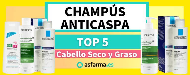 Mejores Champús Anticaspa De Farmacia para Cabello Seco y Graso