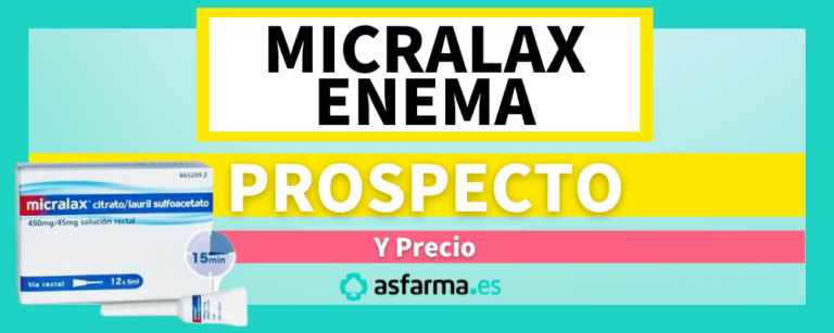 Micralax Enema Prospecto y Precio