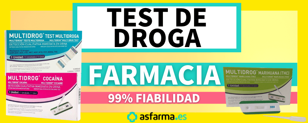 TEST DE DROGA FARMACIA  3 Test con 99% de Fiabilidad