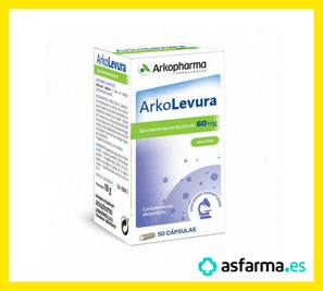 Comprar Arkolevura saccharomyces boulardii 50 cápsulas Arkopharma