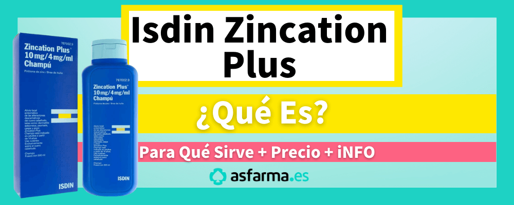 Isdin Zincation Plus 10Mg/4Mg/ML Champú 200 ML