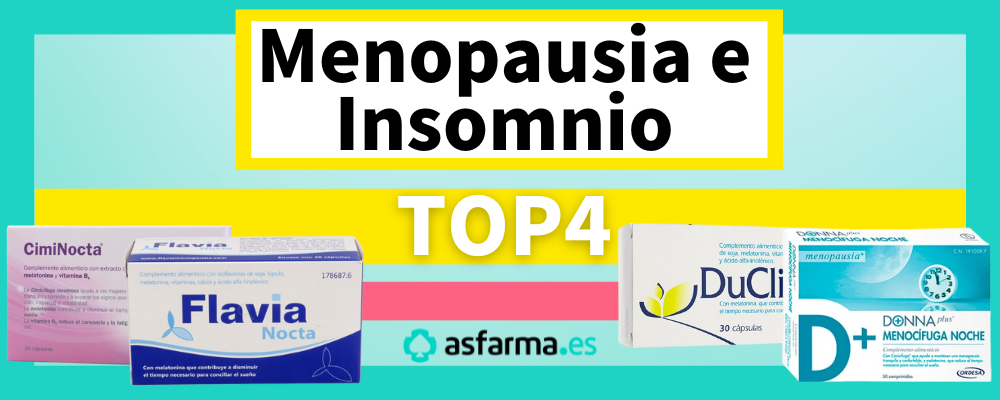 mejores suplementos de farmacia para el insomnio en la menopausia